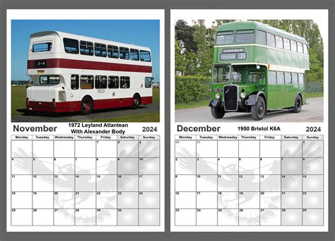 bus events diary 2024