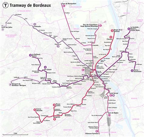 bus from bordeaux airport to train station