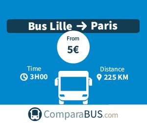 bus from lille to paris