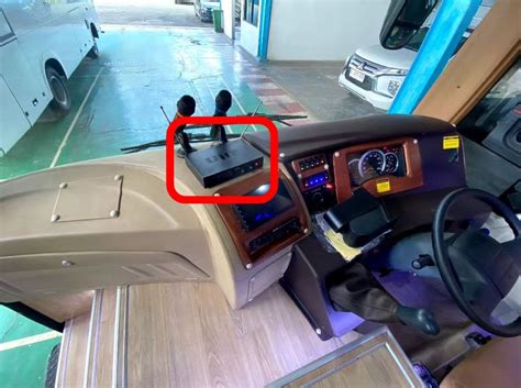 Bus Interior with WiFi and USB