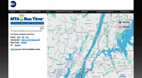 bus time mta info