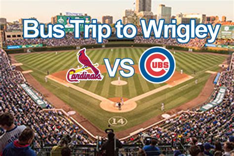 bus trips to chicago cubs game