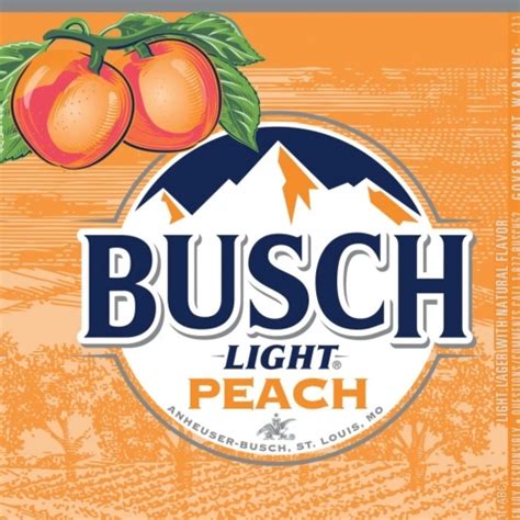 Busch Light Peach Logo