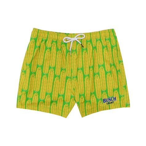Busch Light Swim Trunks Corn