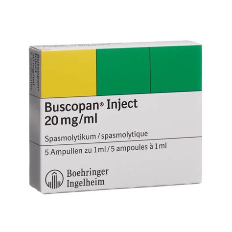 Buscopan Ampoules Injection