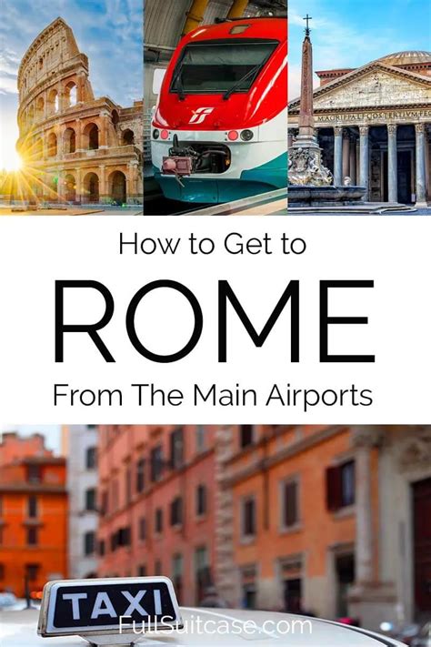 buses from rome airport to city centre