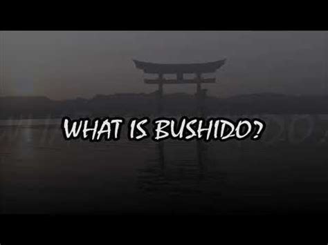 bushido as an ethical system