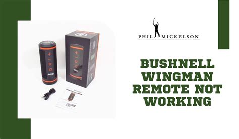 Bushnell Wingman View GPS and Speaker The Golfers Club