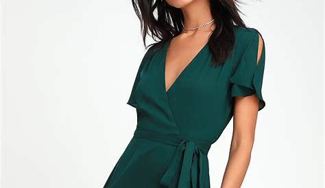 Business Casual Green Dress Fashion