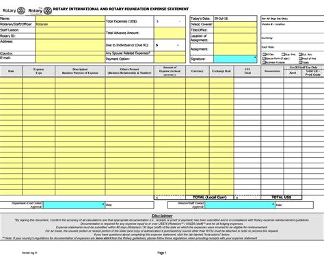 Business Expense Report Template in Microsoft Word, Excel, Apple Pages