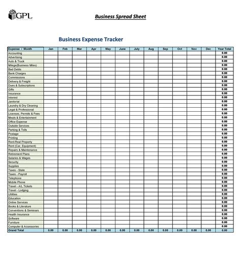 15+ Excel Templates For Business Expenses DocTemplates
