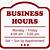 business hours signs printable free