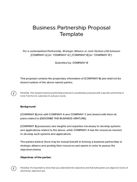 Business Partnership Proposal Examples, Format, Pdf Examples