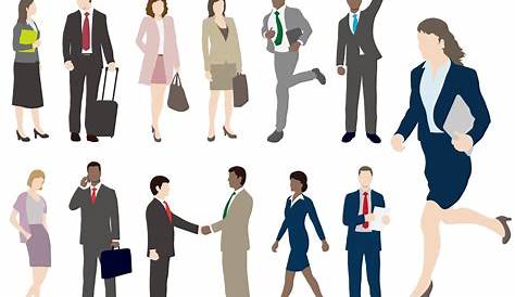 Business people silhouette - Transparent PNG & SVG vector file