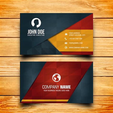 business card design business