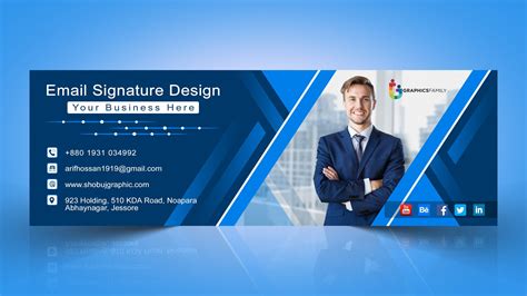 business card email signature template