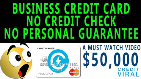 business credit card no personal guarantee