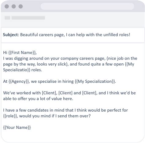Business Development Email Templates for Recruiters