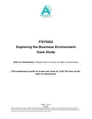 business environment case study with solution pdf