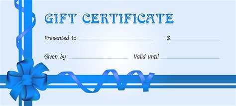 FREE Gift Certificate Template 50+ Designs Customize Online and Print