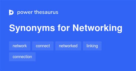 Business Networking Synonyms