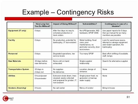 business plan risk assessment example