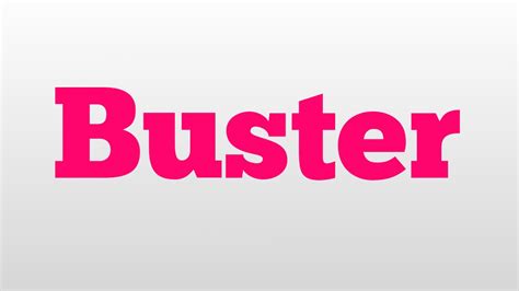 buster meaning in telugu