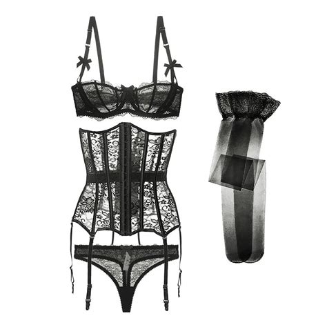 Bustier And Garter Set