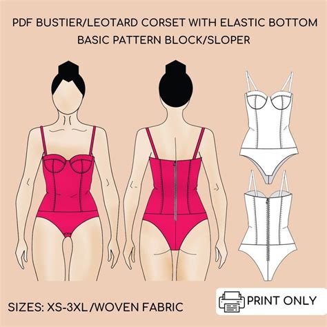 Bustier Bodysuit Pattern