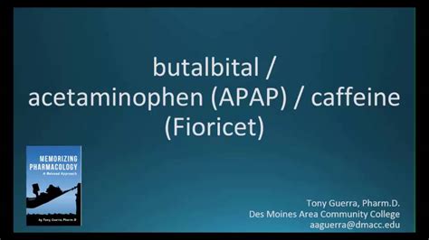 butalbital acetaminophen pronunciation