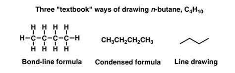 butane c4h10 condensed structural formula