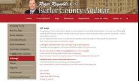 butler county auditors page