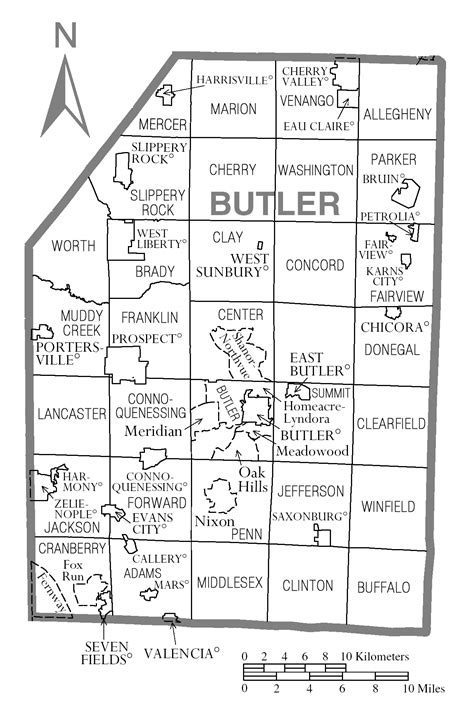 butler county pennsylvania zoning map