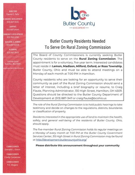 butler county rural zoning