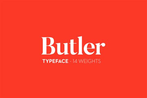 butler font