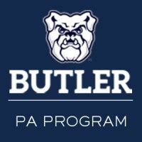butler university pa program gre