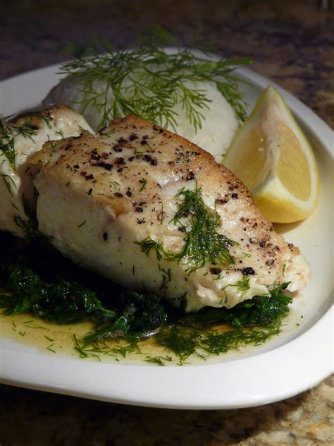 Butter Dill Halibut