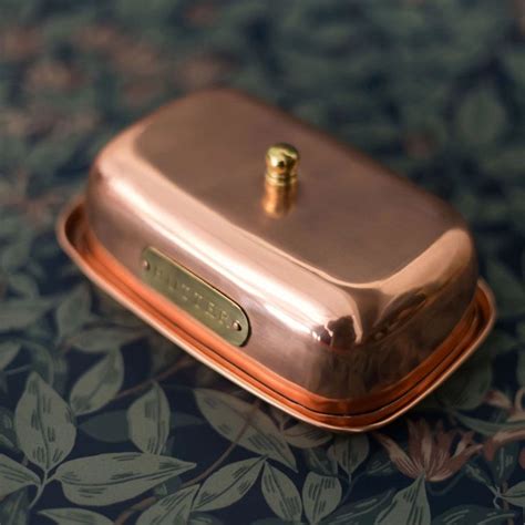 Butter Dish Copper