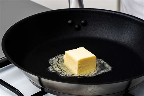Butter Melting in Pan