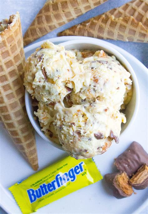 butterfinger homemade ice cream