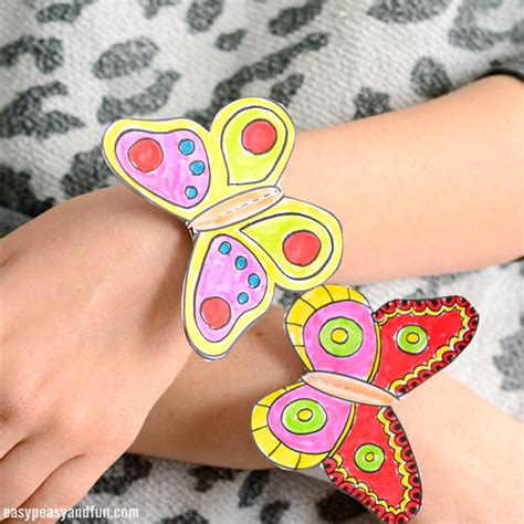 Printable Butterfly Bracelet 10 Minutes of Quality Time