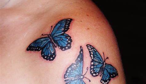 Watercolor butterfly tattoo, Shoulder blade tattoo, Butterfly tattoos