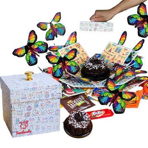 Butterfly Box With Cake