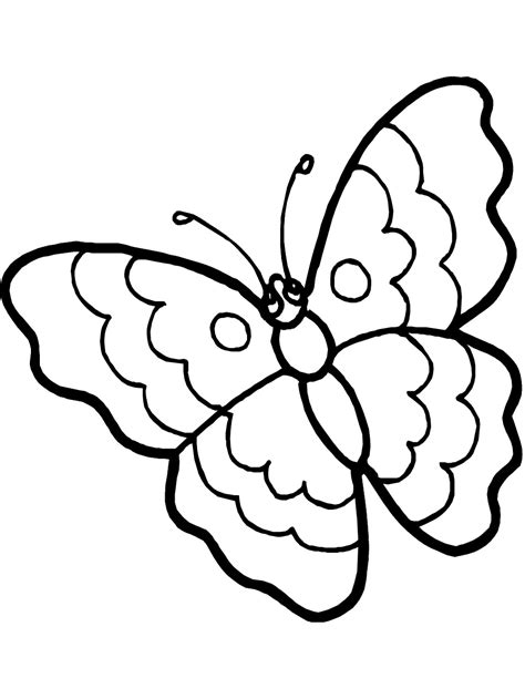 butterfly coloring pages kids