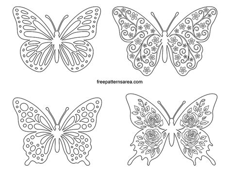 butterfly drawing pdf