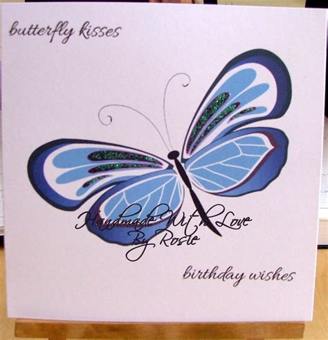butterfly kisses and birthday wishes