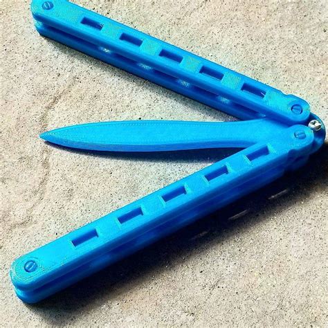 butterfly knife plastic