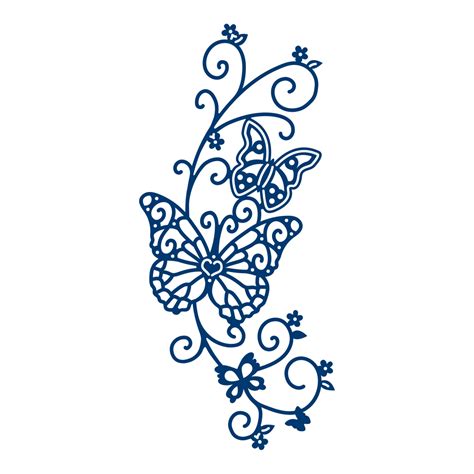 Butterfly Vine Stencils