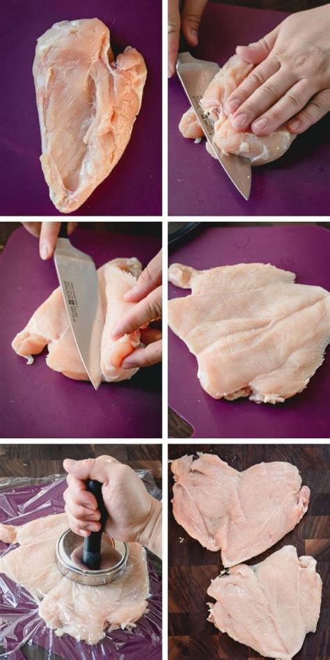 butterflying a chicken breast