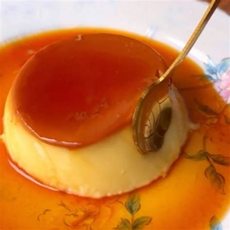 buttermilk pudding with caramel sauce